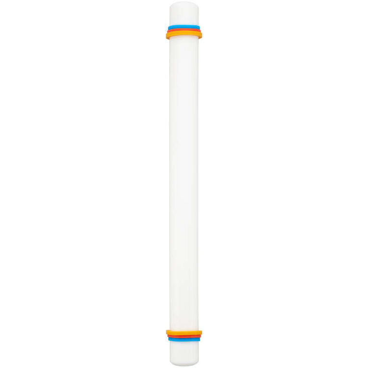 Large Fondant Roller with Guide Rings, 20-Inch