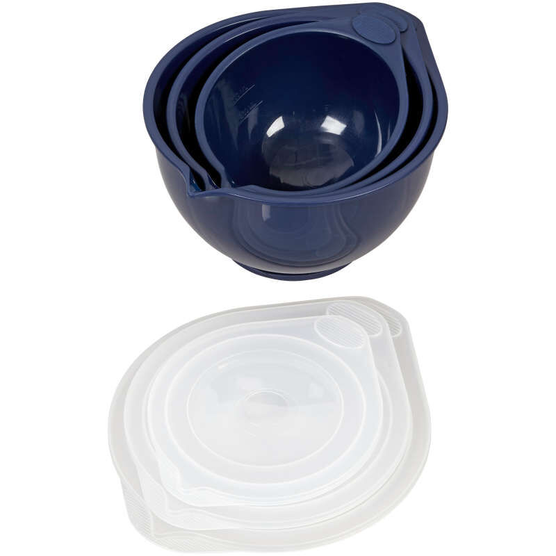 Navy Blue Covered Bowl Set, 6-Piece image number 2