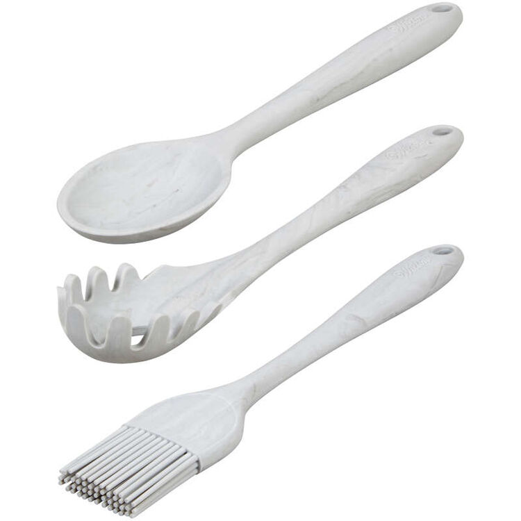 Marble Silicone Kitchen Utensils Set, 6-Piece