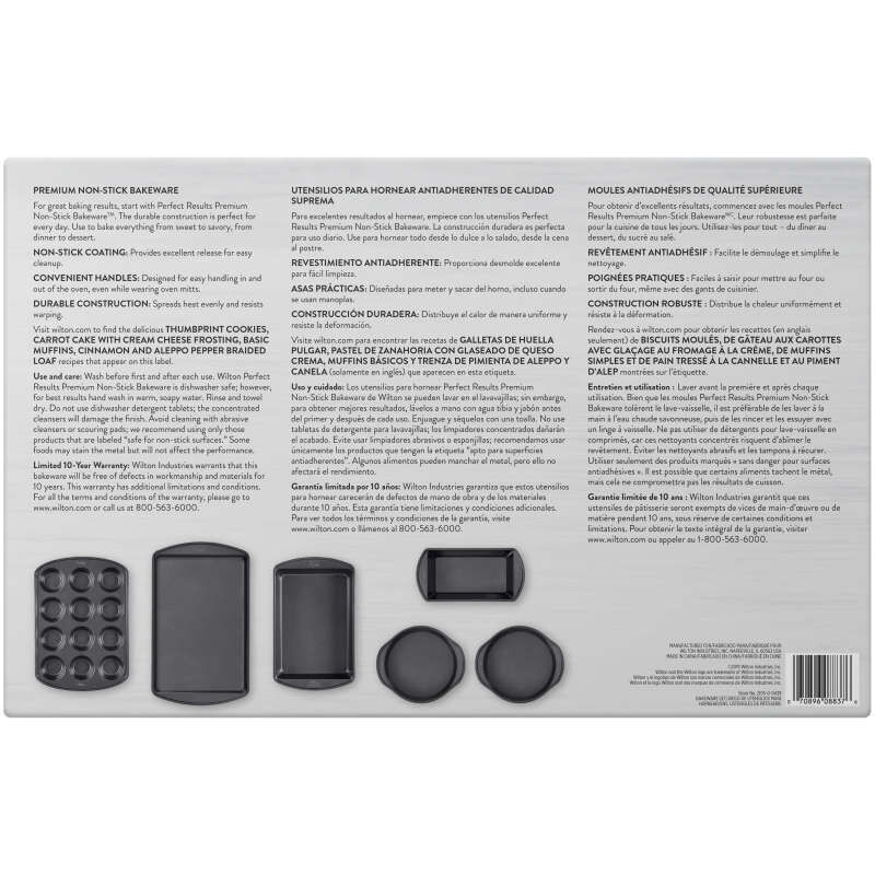 Perfect Results Bakeware Essentials Nonstick Bakeware Set, 6-Piece image number 7
