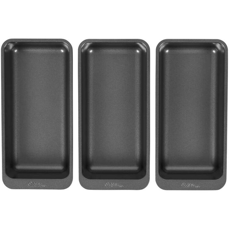 Perfect Results 8 x 4-Inch Premium Non-Stick Baking Pan Set, 3-Piece