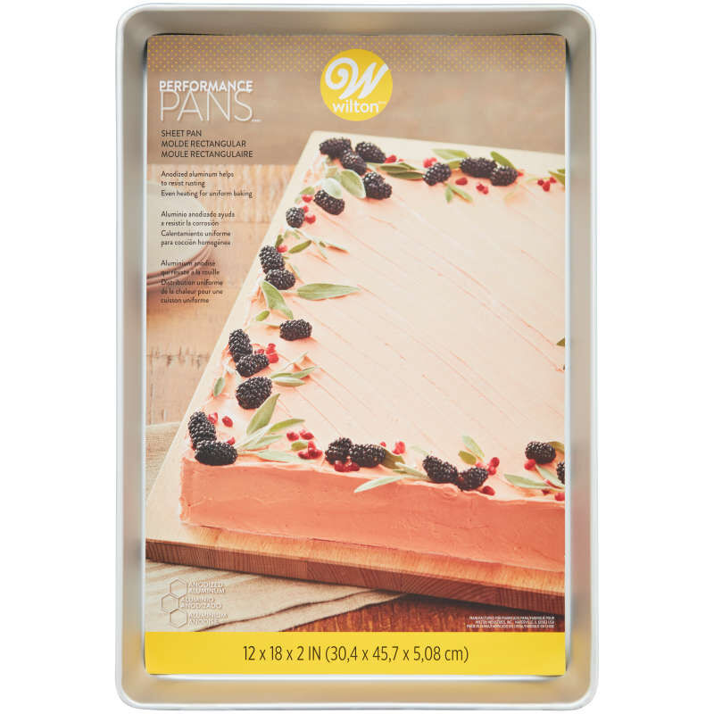 Performance Pans Aluminum Large Sheet Cake Pan, 12 x 18-Inch image number 2