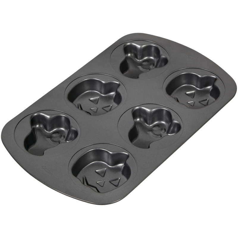 Halloween Ghost and Pumpkin Mini Cake Pan, 6-Cavity image number 3