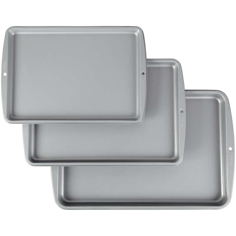 Recipe Right Cookie Sheet Set, 3-Piece Non-Stick Baking Sheets image number 1