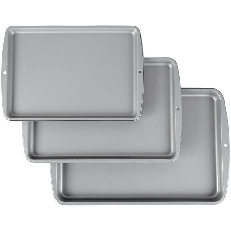 Recipe Right Cookie Sheet Set, 3-Piece Non-Stick Baking Sheets