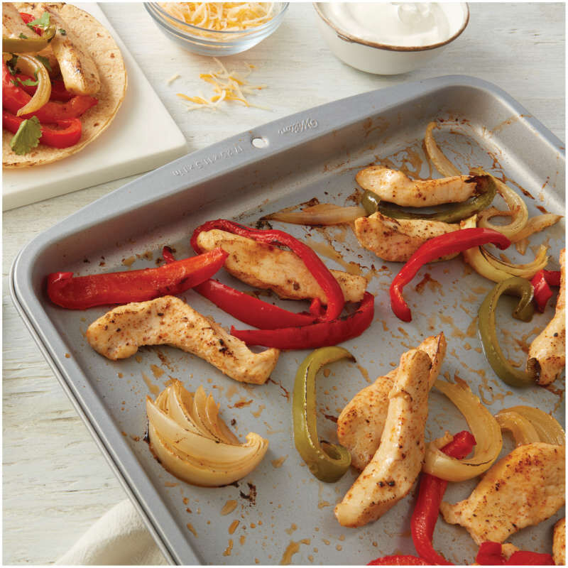 Recipe Right Cookie Sheet Set, 3-Piece Non-Stick Baking Sheets image number 5