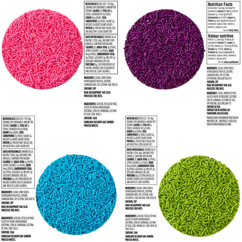 Assorted Jimmies Decorating Set, 8-Piece image number 2