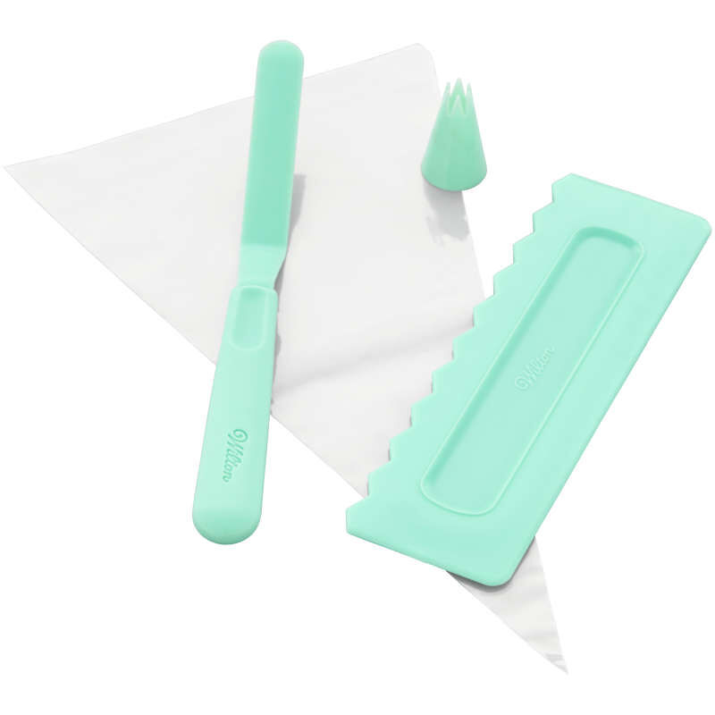 Watercolor Cake Decorating Set, 4-Piece image number 1