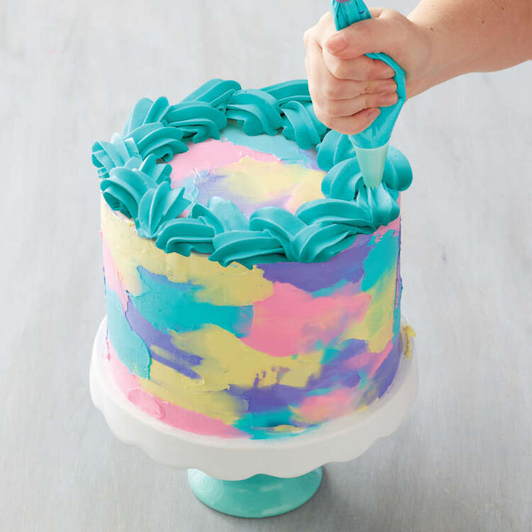 Watercolor Cake Decorating Set, 4-Piece