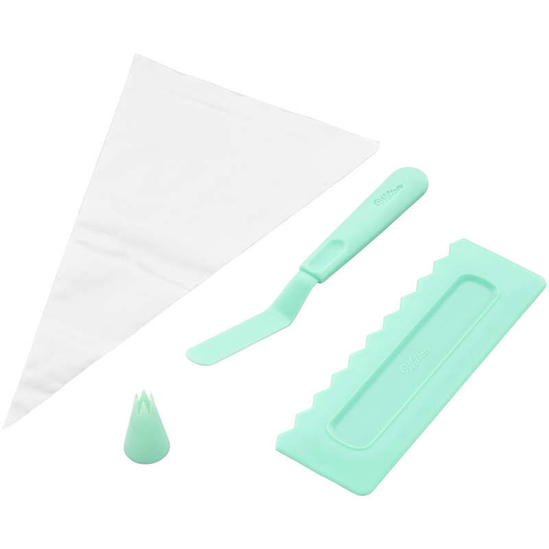 Watercolor Cake Decorating Set, 4-Piece image number 0