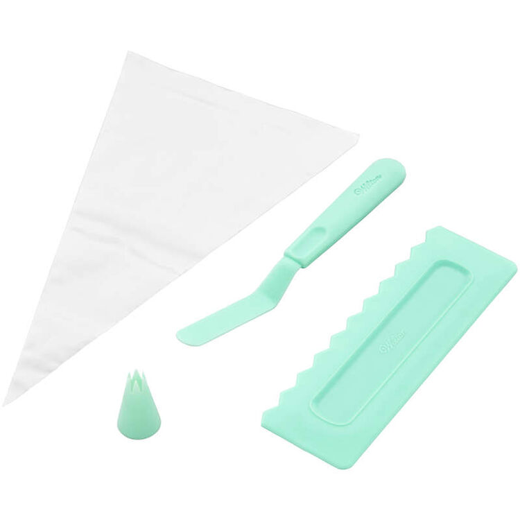 Watercolor Cake Decorating Set, 4-Piece