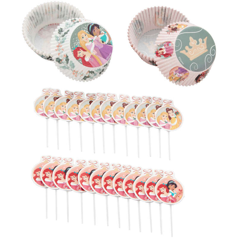 Disney Princess Christmas Cupcake Liner and Topper Kit image number 2