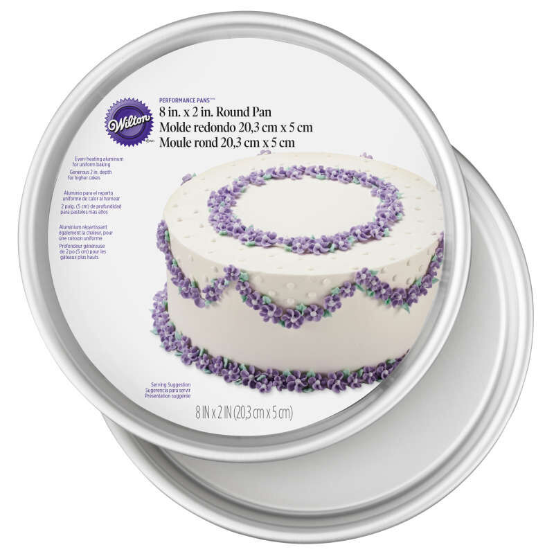 8 Inch Cake Pan Set in Packaging image number 1