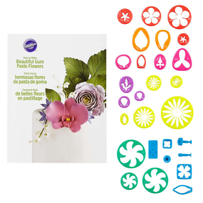 Gum Paste and Fondant Flower Cutter Set, 28-Piece image number 0