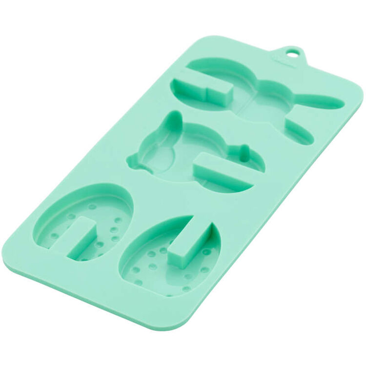 3-D Easter Silicone Candy Mold, 4-Cavity