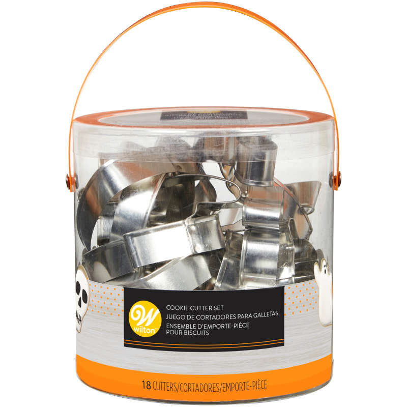 Halloween Cookie Cutter Set, 18-Piece image number 1