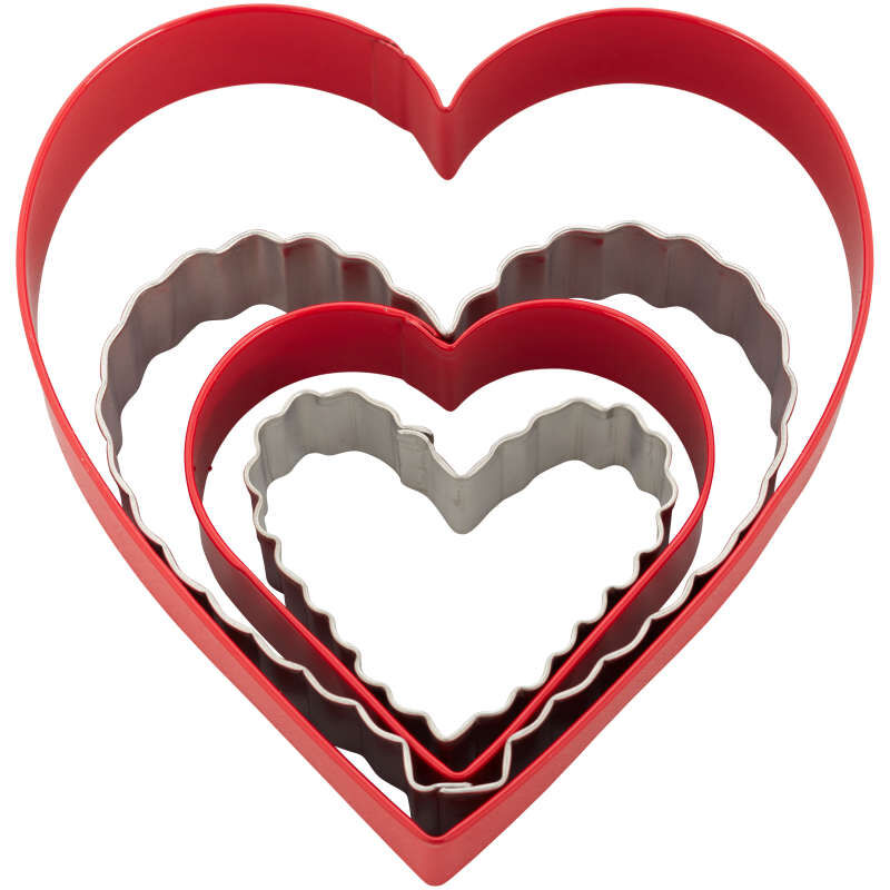 Nesting Heart-Shaped Cookie Cutters, 4-Piece Set image number 3
