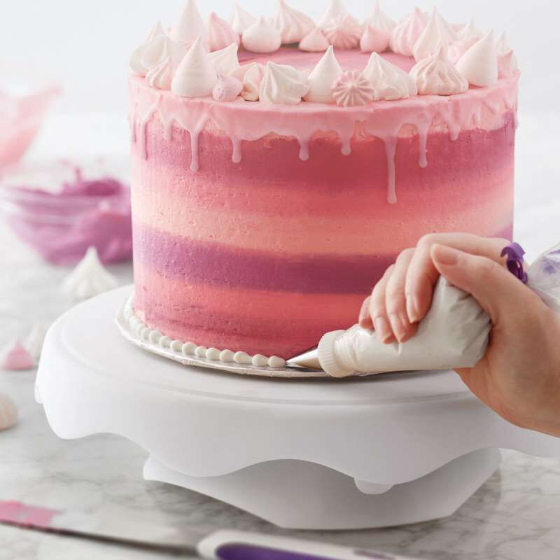 High and Low Spinning Cake Turntable Stand, 12.7 in. image number 3