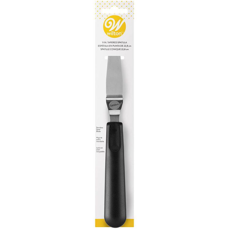 Black Tapered Spatula 9 Inch