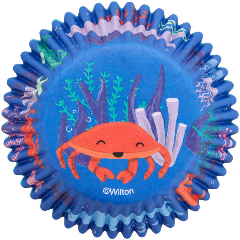 Ocean Life Paper Cupcake Liners, 75-Count image number 4