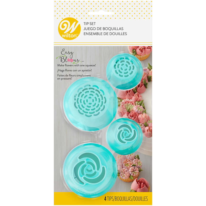 Easy Blooms Tip Set, 4-Piece Flower Tips image number 2