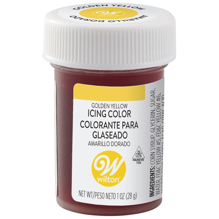 Golden Yellow Gel Food Coloring Icing Color