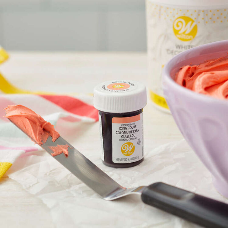 Creamy Peach Gel Food Coloring, 1 oz.