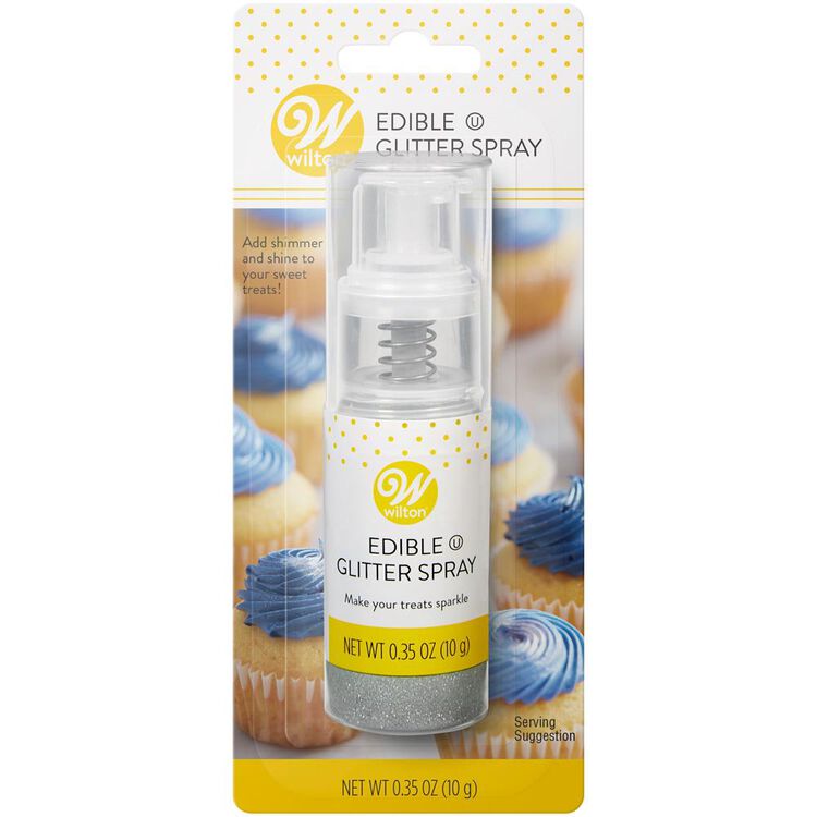 Edible Silver Glitter Spray