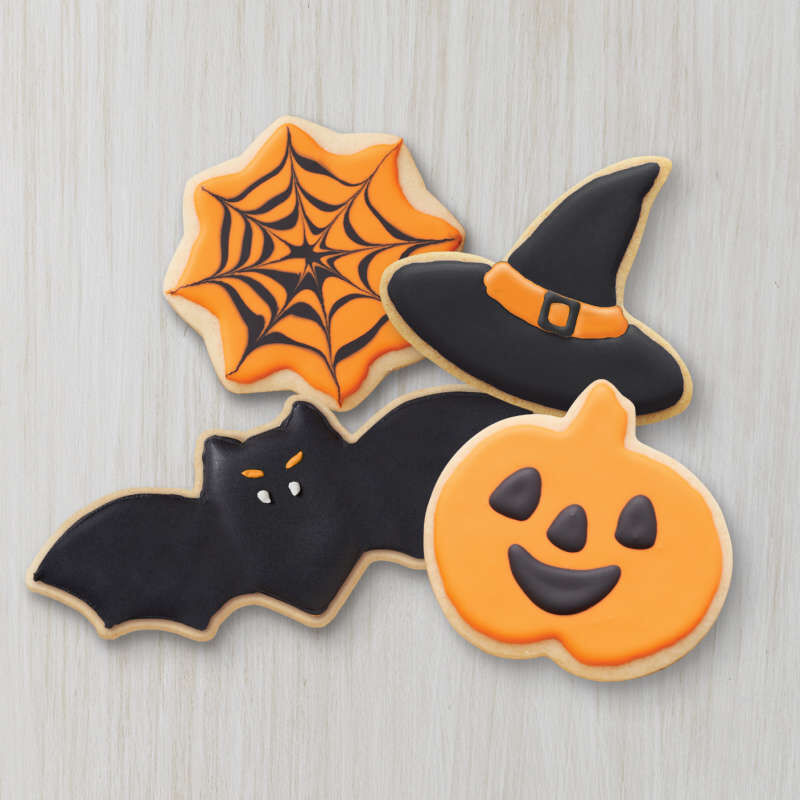 Black and Orange Cookie Icing Set, 2-Piece image number 3