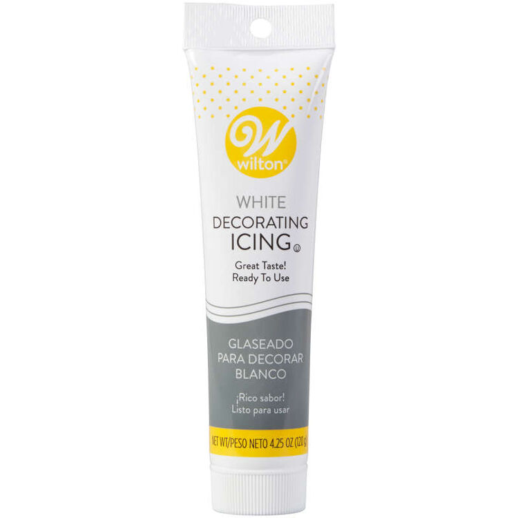 White Ready-to-Use Icing Tube, 4.25 oz.