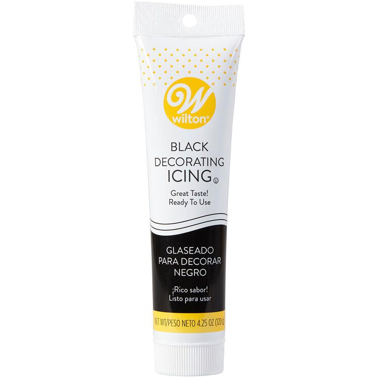 Black Ready-to-Use Icing Tube, 4.25 oz.