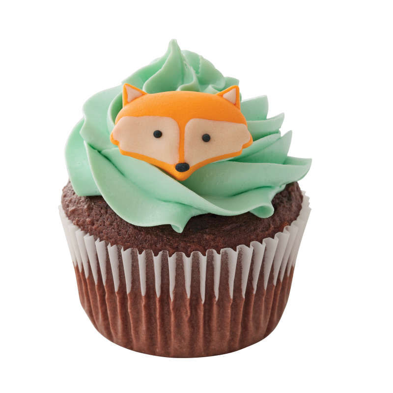 Deer, Owl, Fox and Bear Royal Icing Decorations, 1.34 oz. (12 Pieces) image number 4