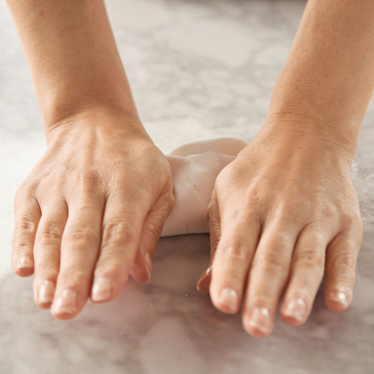 Kneading White Fondant