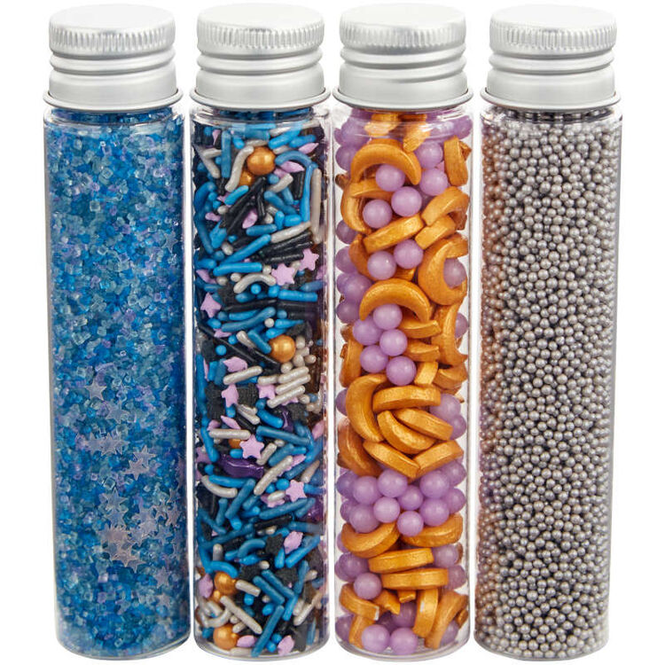Galaxy, Planet and Star Sprinkles Set, 6.56 oz. (4-Piece Set)