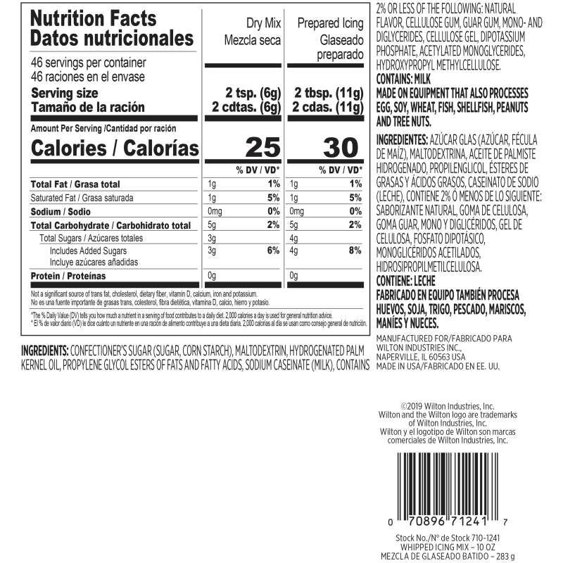 Vanilla-Flavored Whipped Icing Mix for Baking and Decorating, 10 oz. image number 1