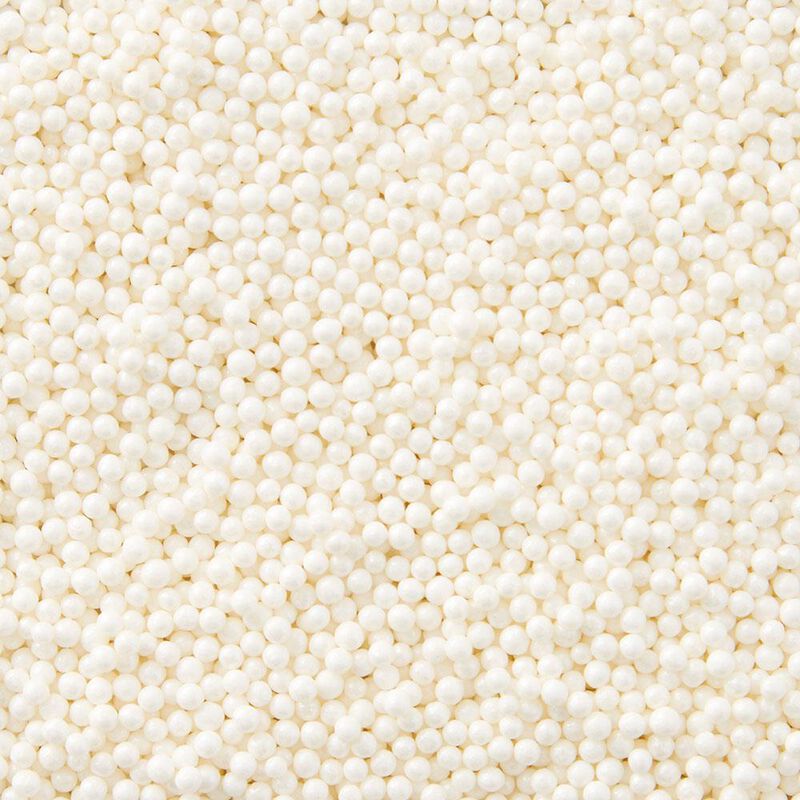 White Nonpareils Sprinkles Pouch, 1.4 oz. image number 1