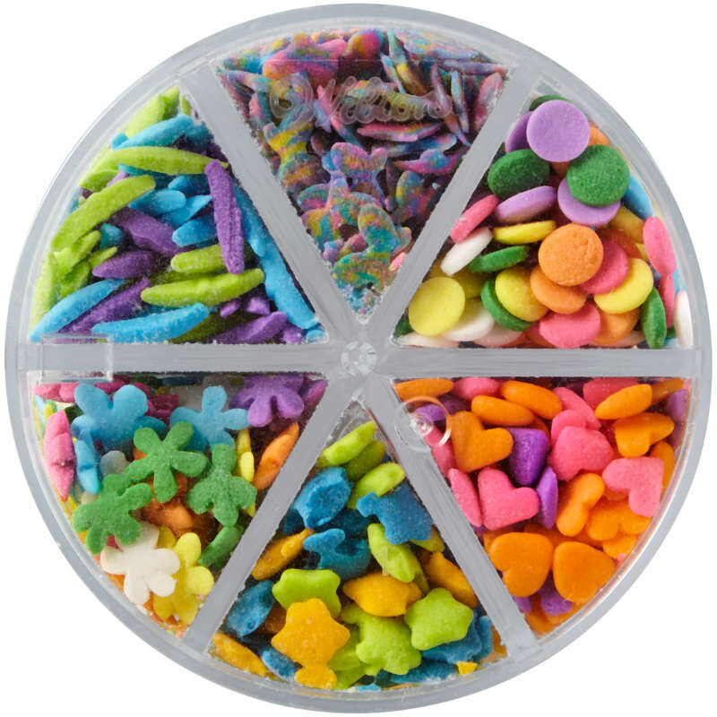 Happy Spring Floral Medley 6-Cell Sprinkle Mix, 2.4 oz. image number 1