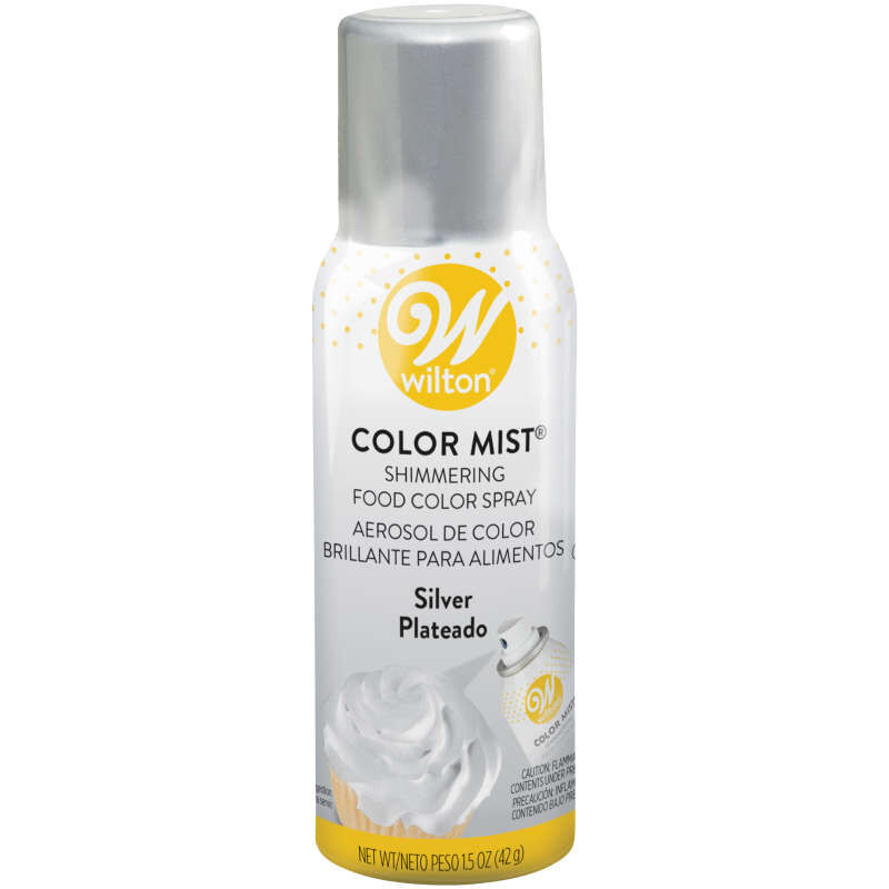 Silver Color Mist Shimmering Food Color Spray 1.5 oz image number 0