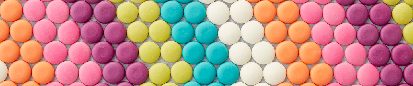colorful candy melts