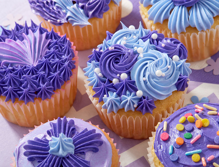 Purple Cupcakes
