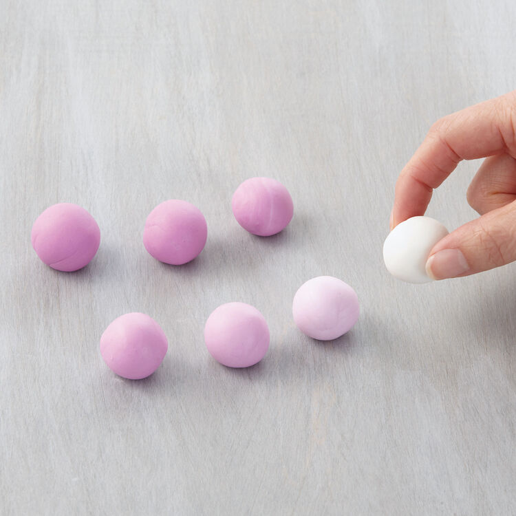 How to make ombre fondant